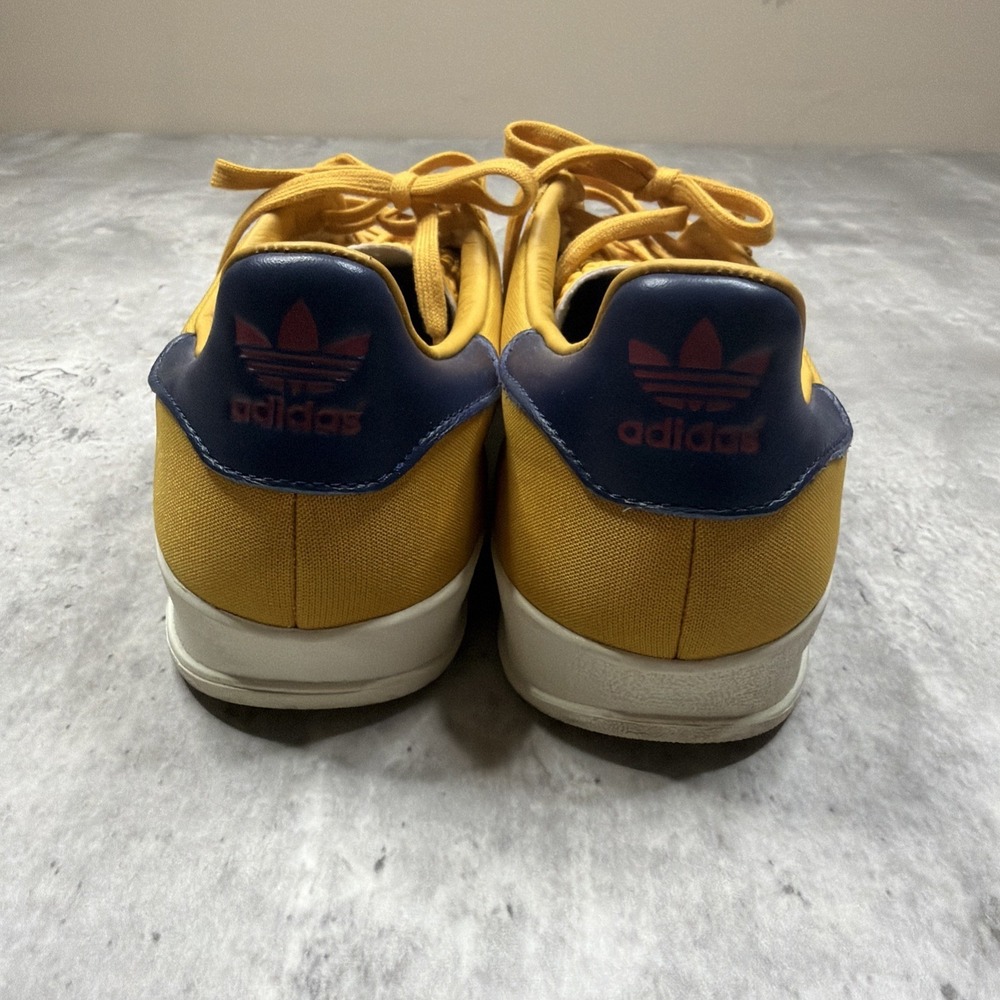 Adidas Gazelle Indoor Casual Shoes Yellow Mustard IE0540 Men's Size 9.5 EUC - Picture 4 of 12